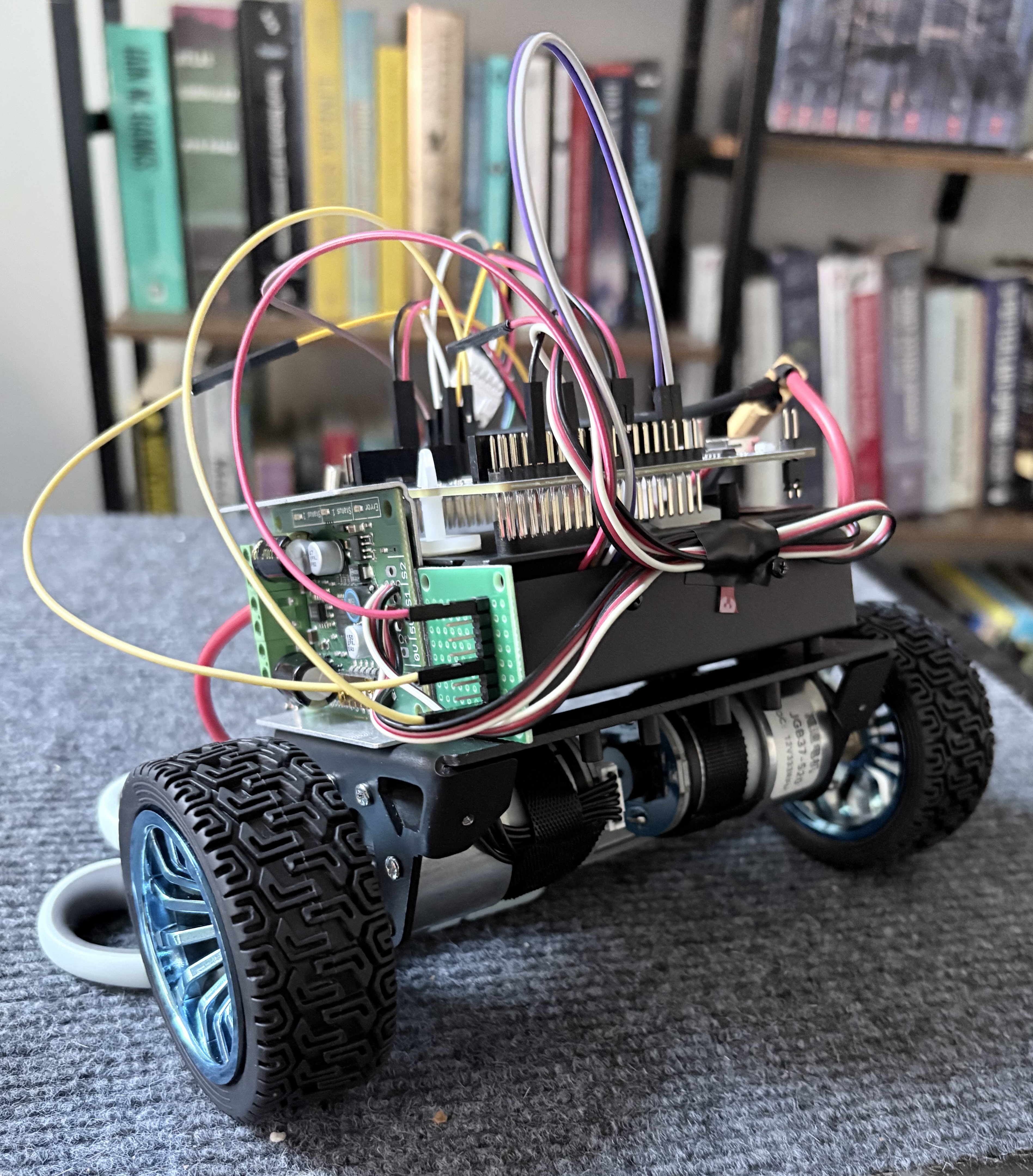 Talos physical bench build — wired hardware on Yahboom chassis